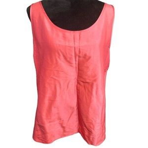 EILEEN FISHER Coral Stretch Tank Top Shirt L